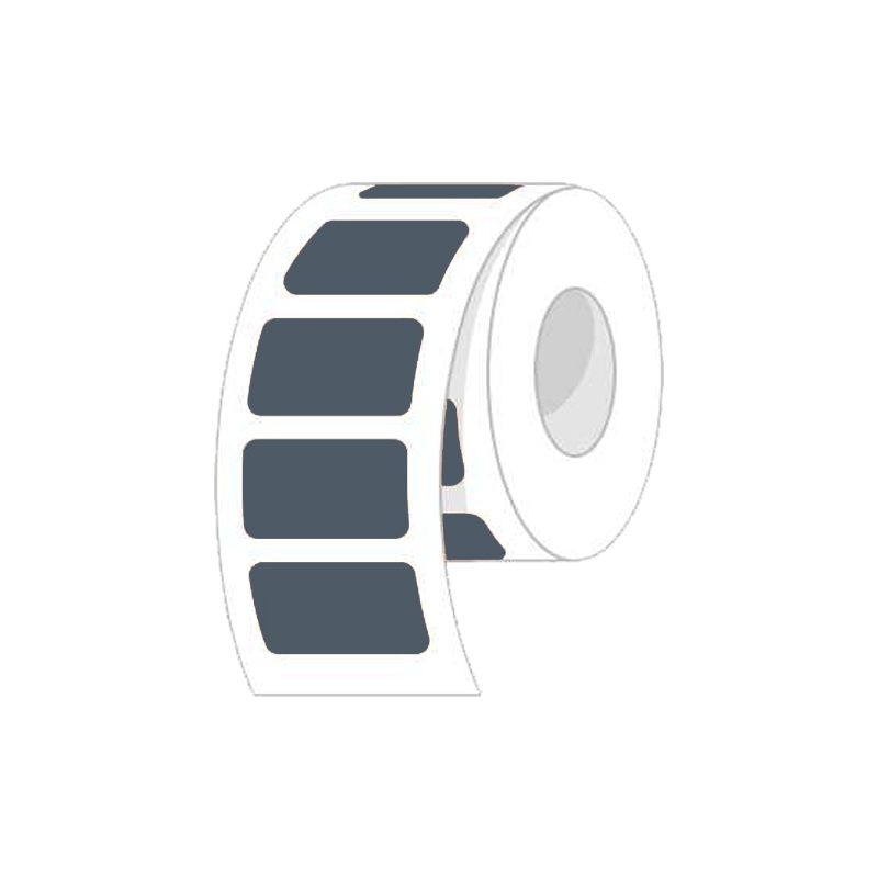 Rounded corner roll labels